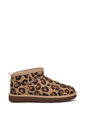 UGG leopard-print ankle boots - Neutrals