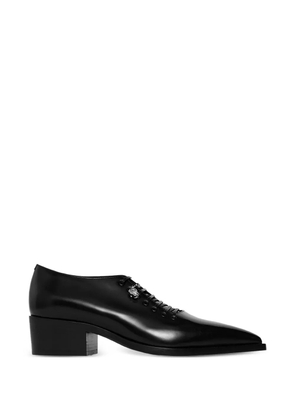 Alexander McQueen skull-detail derby shoes - Black