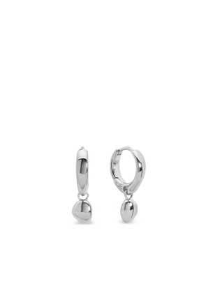 Monica Vinader drop huggie earrings - Silver