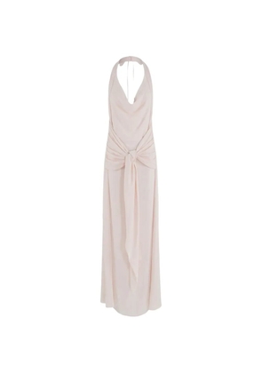 Federica Tosi halter-neck maxi dress - Pink
