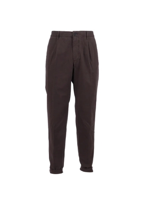 Incotex pleated straight trousers - Brown