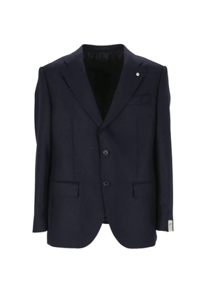L.B.M. 1911 notched-lapels blazer - Blue