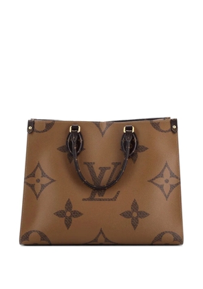 Louis Vuitton Pre-Owned OnTheGo Reverse Monogram Giant MM tote bag - Brown