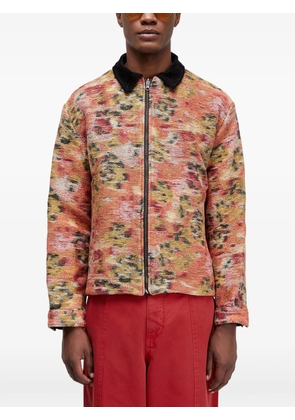 Osklen jacquard bomber jacket - Orange