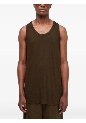 Osklen brown tank top