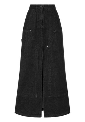 TOMBOY denim maxi skirt - Black