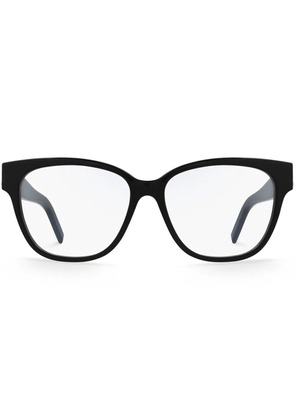Saint Laurent Eyewear oval shaped glasses - Black