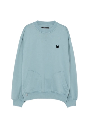 SONGZIO logo-patched crewneck sweatshirt - Blue