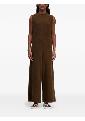 Osklen funnel-neck jumpsuit - Brown