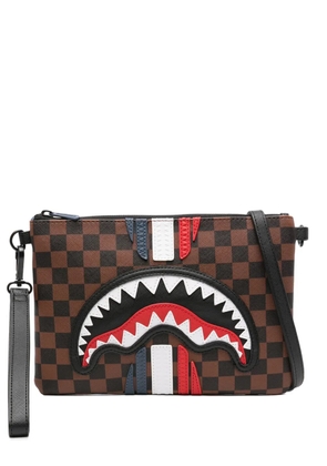 Sprayground Machine Francaise Limited Edition clutch bag - Brown