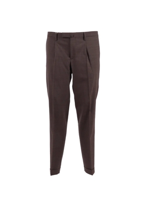 Briglia 1949 cuffed tailored trousers - Brown