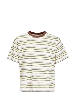 Brain Dead striped T-shirt - Neutrals