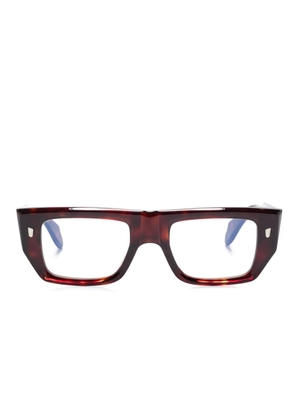 Cutler & Gross 1413 rectangle-frame glasses - Brown