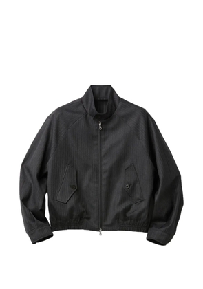 COOR striped harrington jacket - Grey