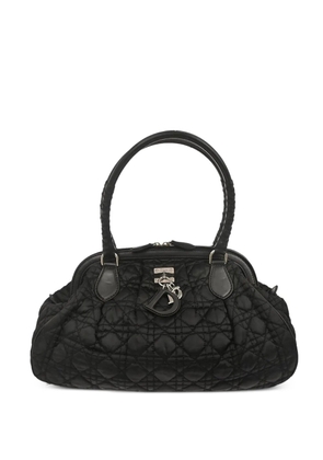 Christian Dior Pre-Owned 2008 Cannage Charming Doctor handbag - Black