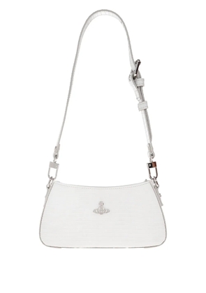 Vivienne Westwood Tasha crocodile-effect shoulder bag - White