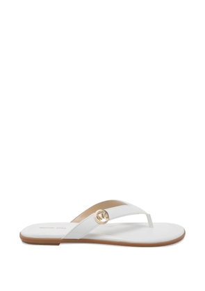 Michael Michael Kors Erin logo sandals - White