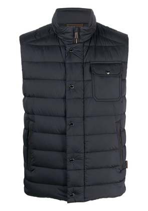 Moorer padded down gilet - Blue