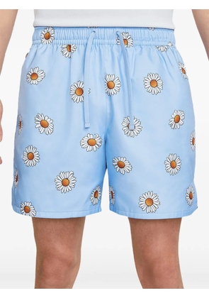 Nike floral-print shorts - Blue