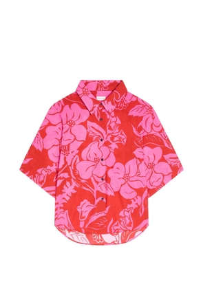DRIES VAN NOTEN floral-print shirt - Pink