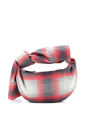 Bottega Veneta Pre-Owned BV Jodie Hobo Shirt Effect Printed Leather Mini shoulder bag - Multicolour