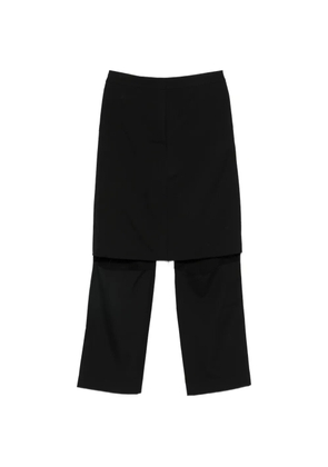 Qasimi layered trousers - Black