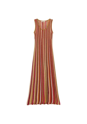 MALIPARMI Flexage striped dress - Red
