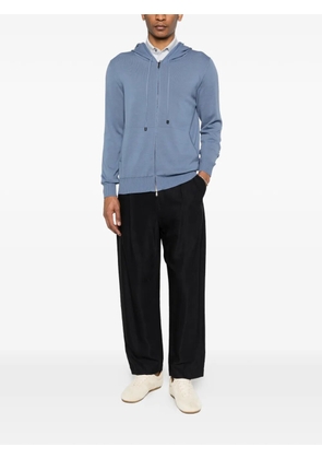 Drumohr zip-up hoodie - Blue