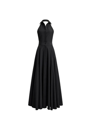 Ralph Lauren Collection spread collar halter dress - Black