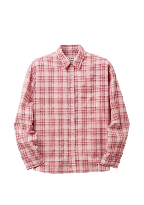 COOR checkered shirt - Pink