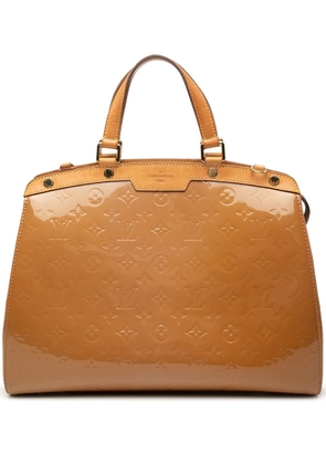 Louis Vuitton Pre-Owned 2012 Monogram Vernis Brea MM satchel - Brown