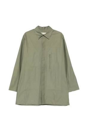 Qasimi zip pocket overshirt - Green