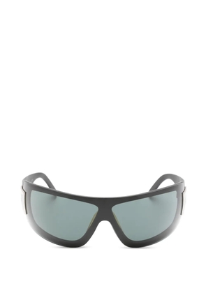 CHANEL Pre-Owned 2000s logo-plaque sunglasses - Black