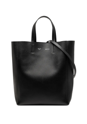 Celine Pre-Owned 2018 Small Grained Calfskin Vertical Cabas satchel - Black