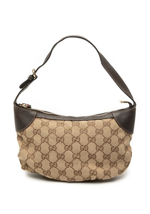 Gucci Pre-Owned 2000-2015 GG Canvas Web handbag - Brown