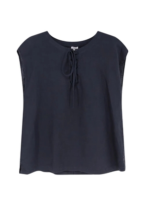 ASPESI tie-neck sleeveless top - Blue
