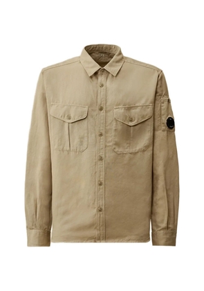 C.P. Company chest-pocket shirt - Neutrals