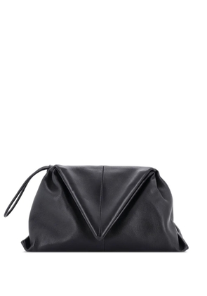 Bottega Veneta Pre-Owned BV Trine Fold Leather clutch bag - Black