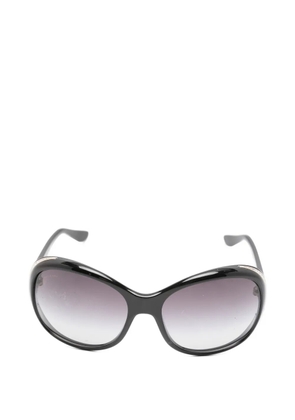 Bvlgari Pre-Owned 2000s crystal-embellished sunglasses - Black