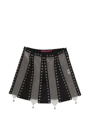 Chopova Lowena Titan eyelet mini skirt - Black