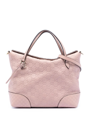 Gucci Pre-Owned 2016-2026 Medium Guccissima Bree Fold Over Tote satchel - Pink
