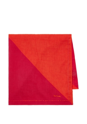 Paul Smith colour-block scarf - Red