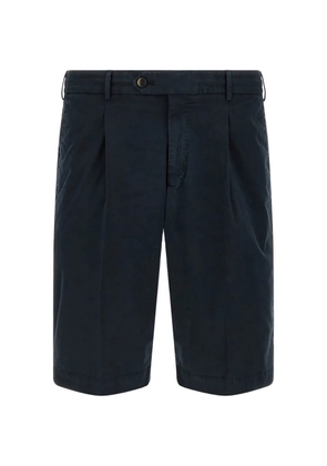 PT Torino buttoned pleated shorts - Blue