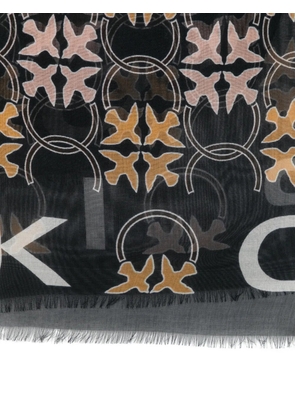 PINKO printed scarf - Black
