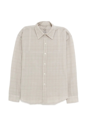 mfpen check-pattern shirt - Neutrals