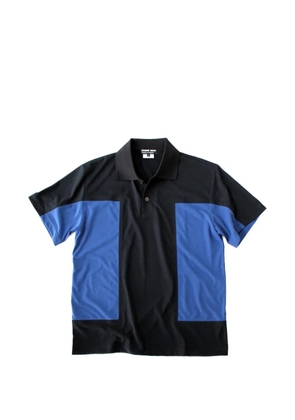 Comme des Garçons Homme Deux colour block polo shirt - Black