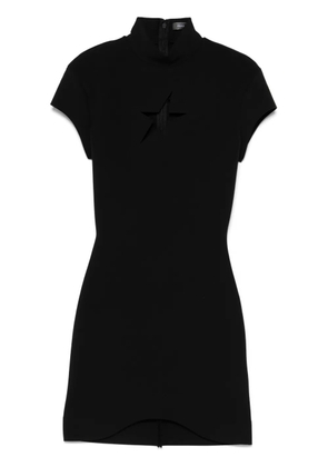 Mugler star mini dress - Black