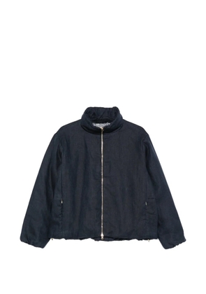 Herno linen padded jacket - Blue