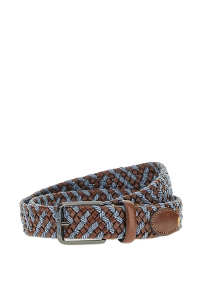 Paul & Shark braided belt - Brown