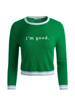 alice + olivia Carolann cashmere sweater - Green